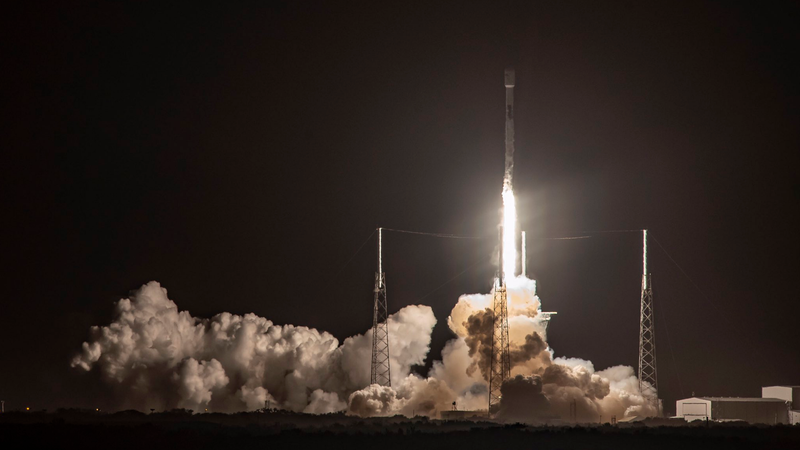 Up, up, and away—yesterday’s launch from Cape Canaveral.